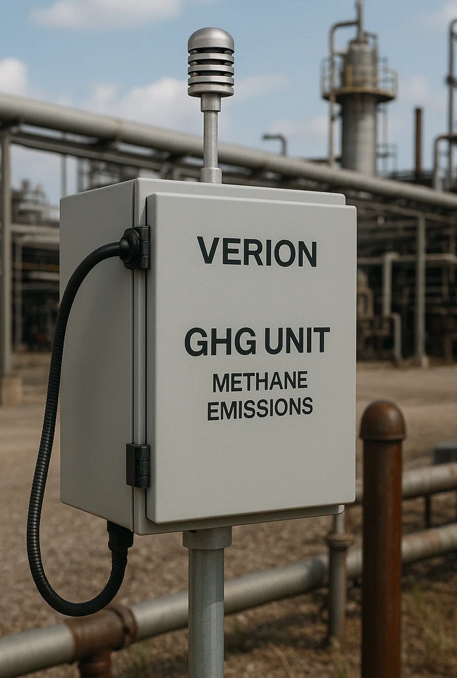 GHG sensors in farm field